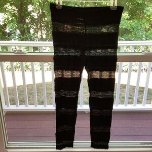 Free People full length lace leggings